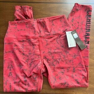 NFL Arizona Cardinals Leggings Size XL Red Black Marble NFL Team Apparel